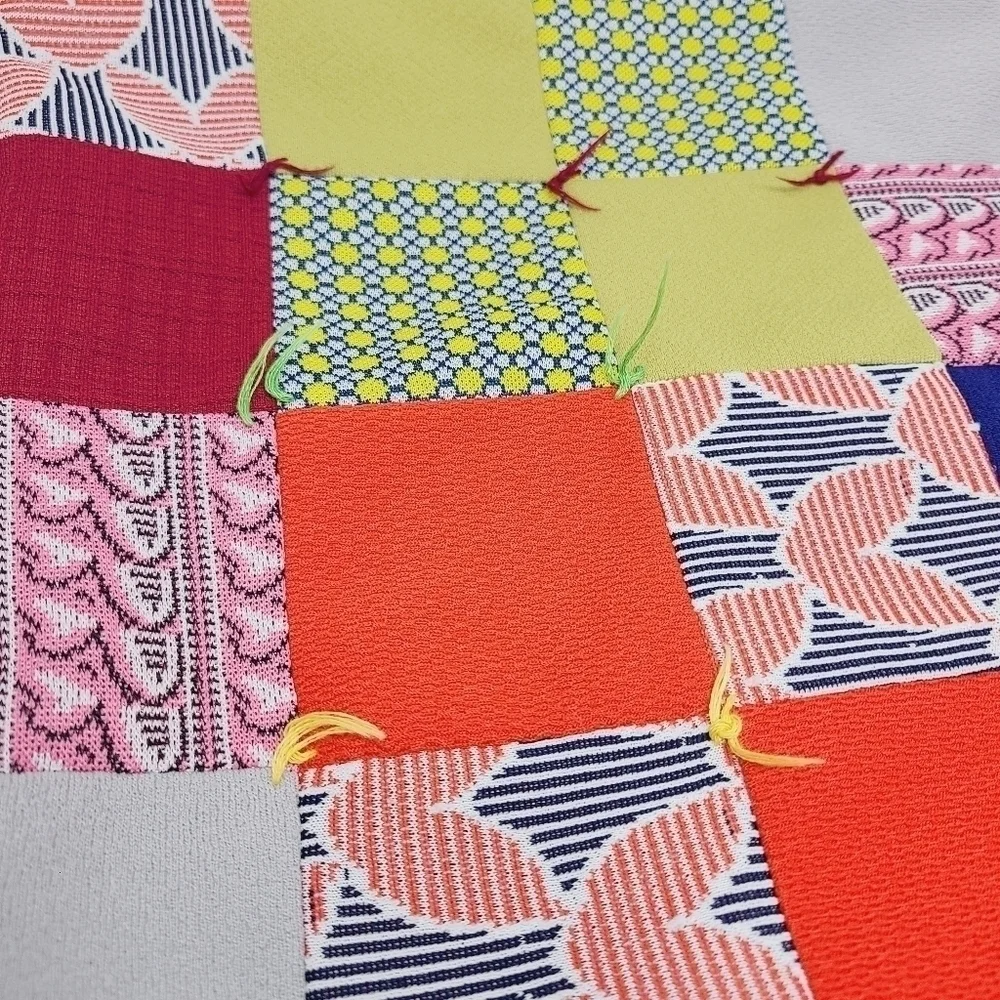 Unbranded | Multicolored Mixed Print Patchwork Handmade Blanket (One Size)